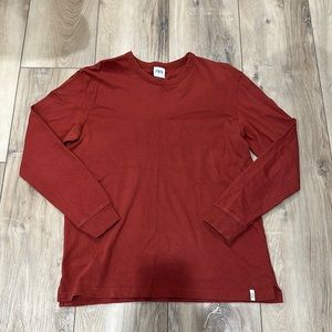 Zara Mens Heavy Cotton Long Sleeve T Shirt